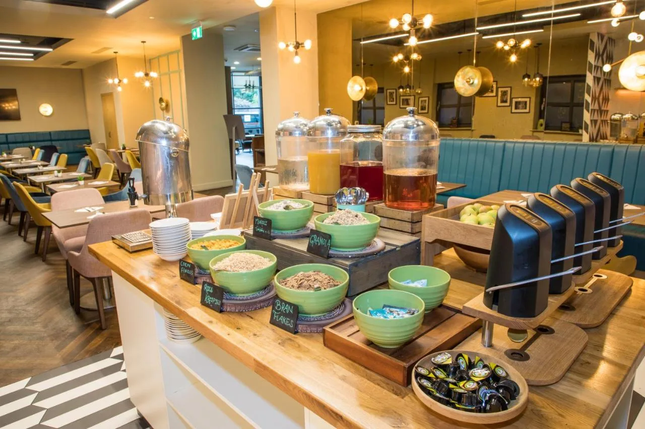 Buffet bowls of food at Holiday Inn York City Centre by IHG, York City Centre