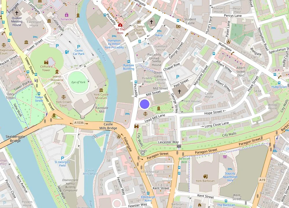 Map: Holiday Inn York City Centre by IHG